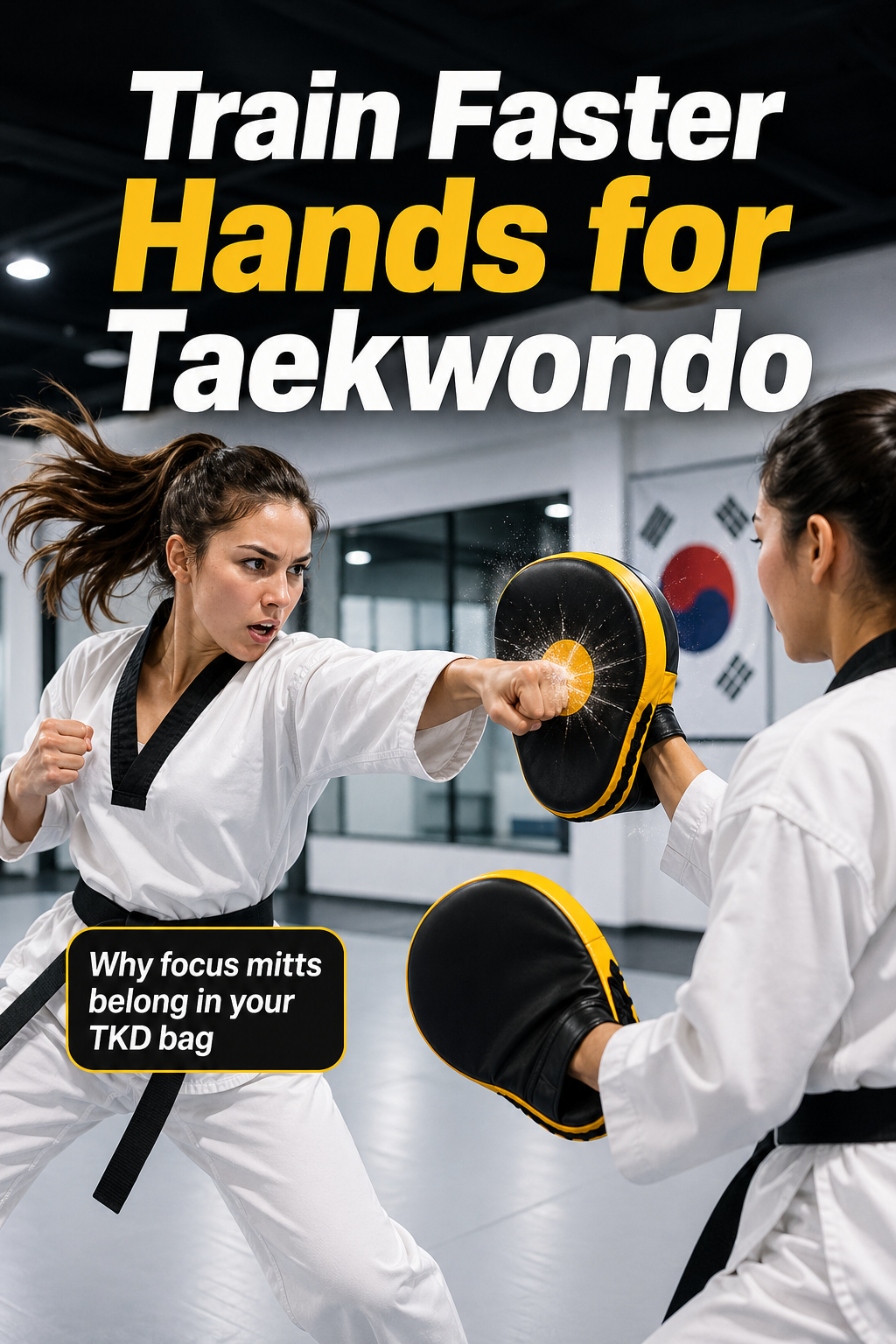 Fairtex FMV9 Contoured Focus Mitts for Women's Taekwondo Training