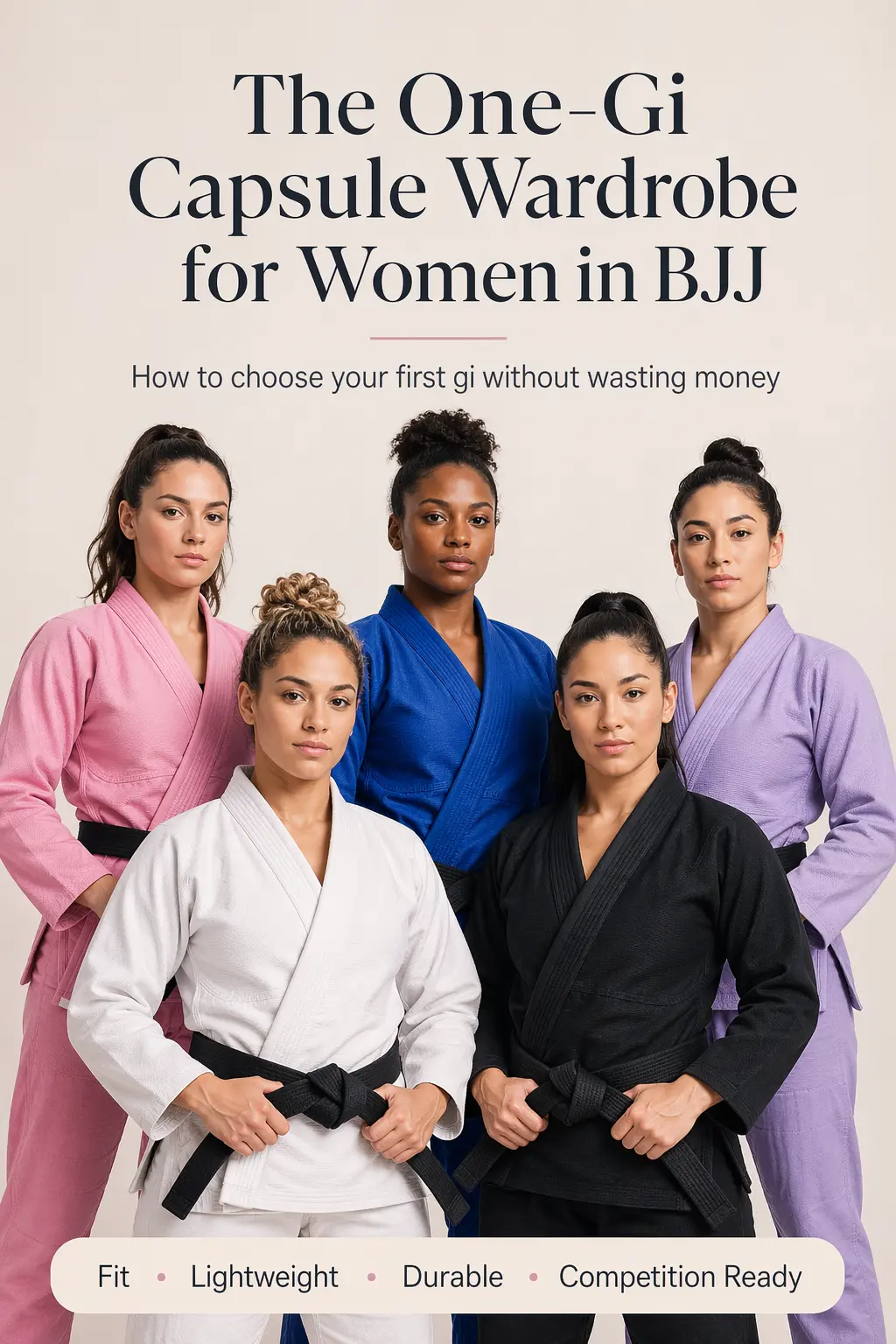 Women's BJJ Gi — First Gi You Won't Regret