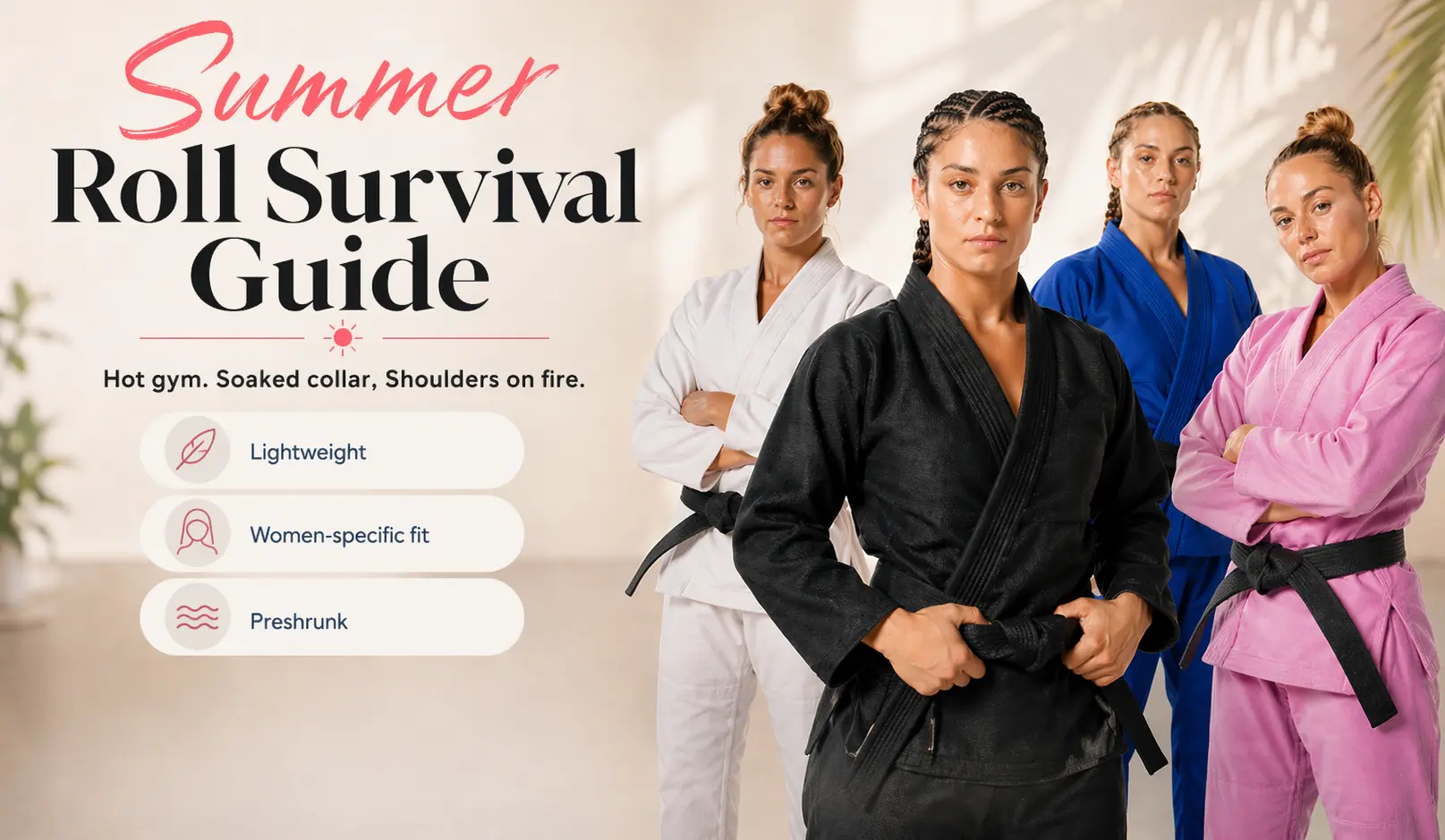Elite Sports Ultra-Light Women's BJJ Gi – Summer Training