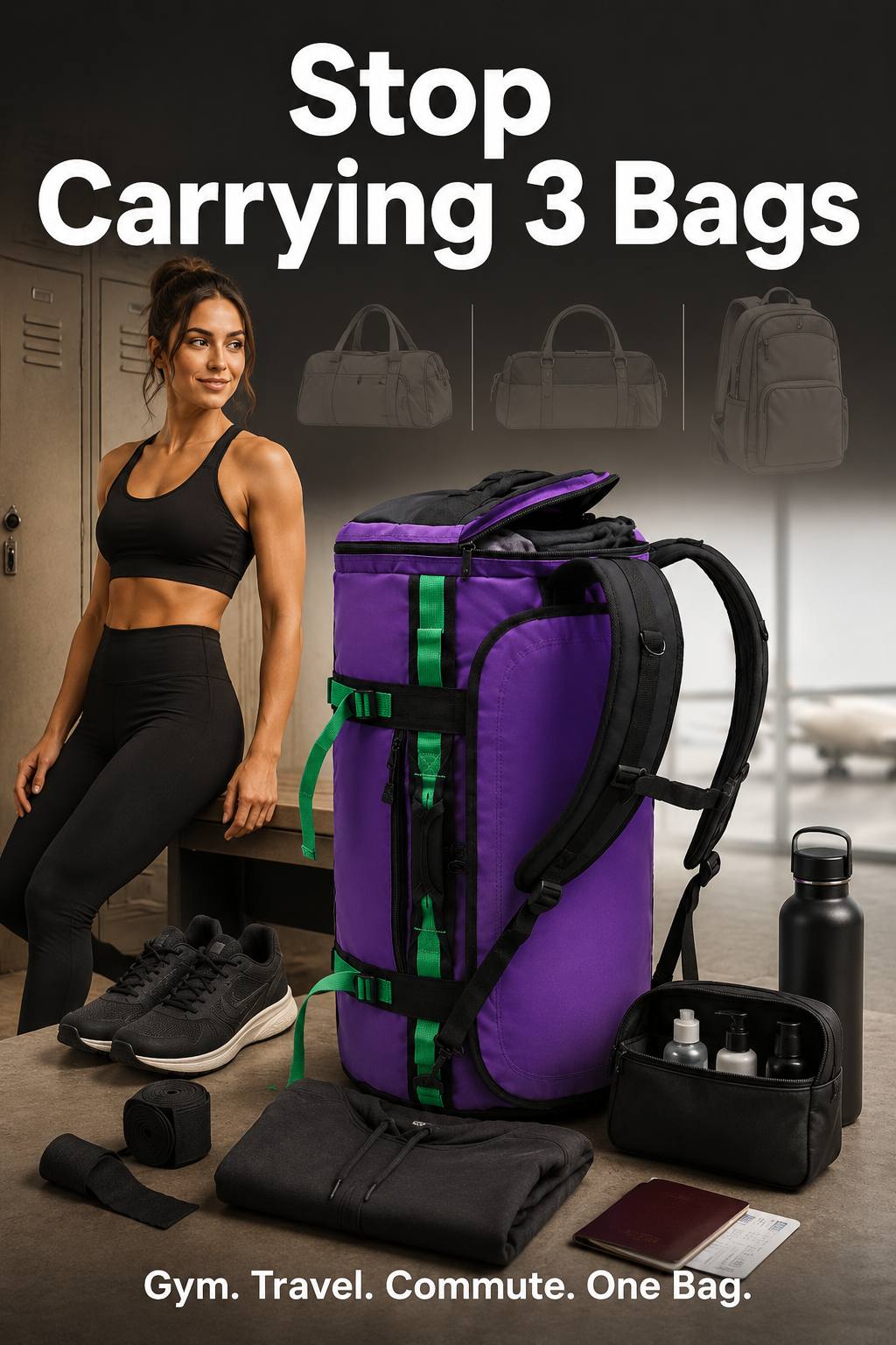 MIER Duffle Backpack — She Fight Gear